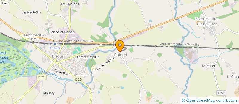 localisation de l'entreprise LA COMMUNETTE à POINTEL
