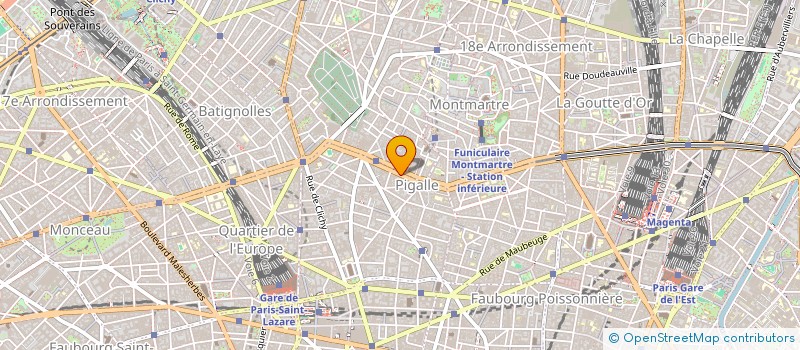 localisation de l'entreprise LA COMMUNICATION CULTUREL MUSIQ CHANSON à PARIS