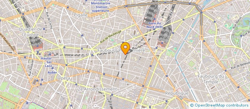localisation de l'entreprise LA COMMUNICATION INDUSTRIELLE ET PROFESSIONNELLE à SAINT-OUEN-SUR-SEINE