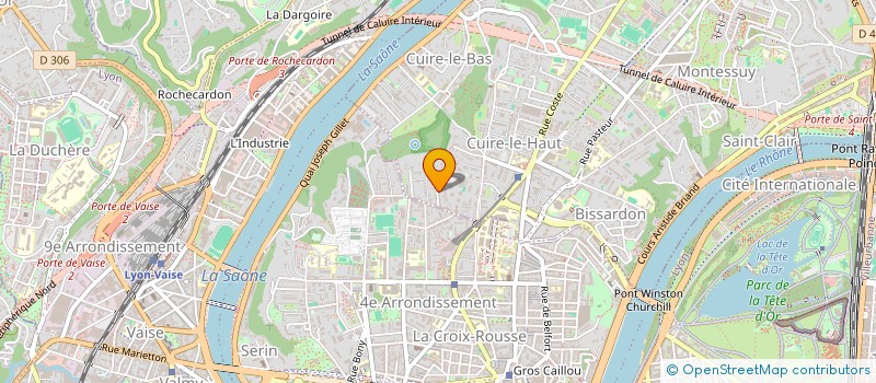localisation de l'entreprise LA COMMUNICATION LOW COST à CALUIRE-ET-CUIRE