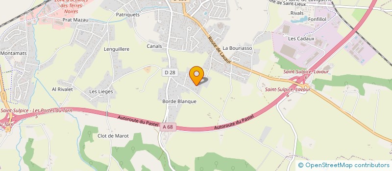 localisation de l'entreprise LA COMMUNICATION RUSEE à SAINT-SULPICE-LA-POINTE