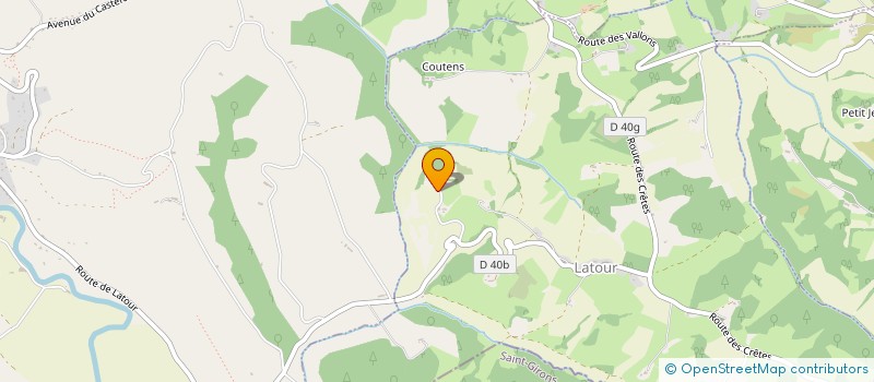 localisation de l'entreprise LA COMMUNION SOLEIL  LATOUR