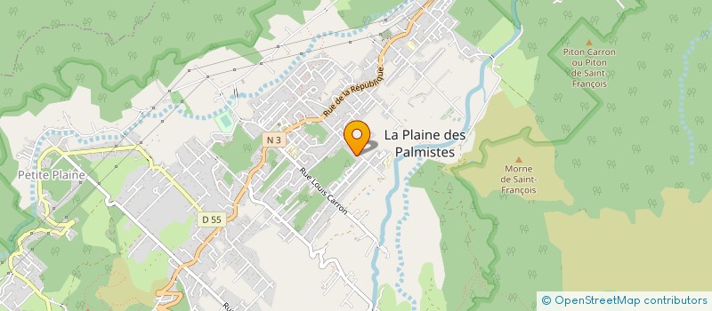 localisation de l'entreprise LA COMPAGNIE 1 SUK C FOU  LA PLAINE-DES-PALMISTES