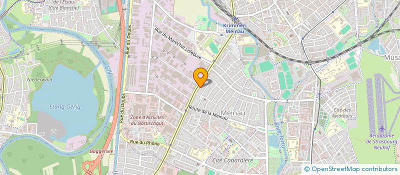 localisation de l'entreprise LA COMPAGNIE 12 à STRASBOURG