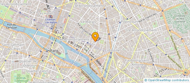 localisation de l'entreprise LA COMPAGNIE à PARIS