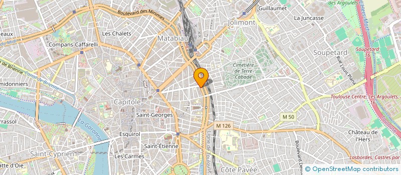 localisation de l'entreprise LA COMPAGNIE 333 1 à TOULOUSE