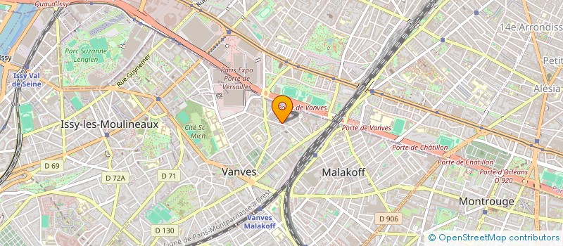 localisation de l'entreprise LA COMPAGNIE  VANVES