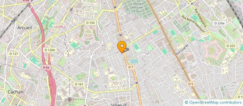 localisation de l'entreprise LA COMPAGNIE 4 BIS à VILLEJUIF