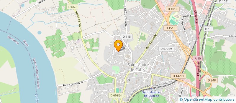 localisation de l'entreprise LA COMPAGNIE 45 ET DEMI  SAINT-ANDRE-DE-CUBZAC