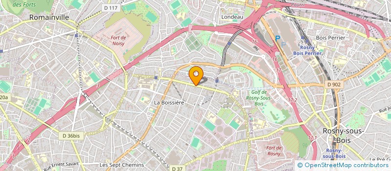 localisation de l'entreprise LA COMPAGNIE à MONTREUIL