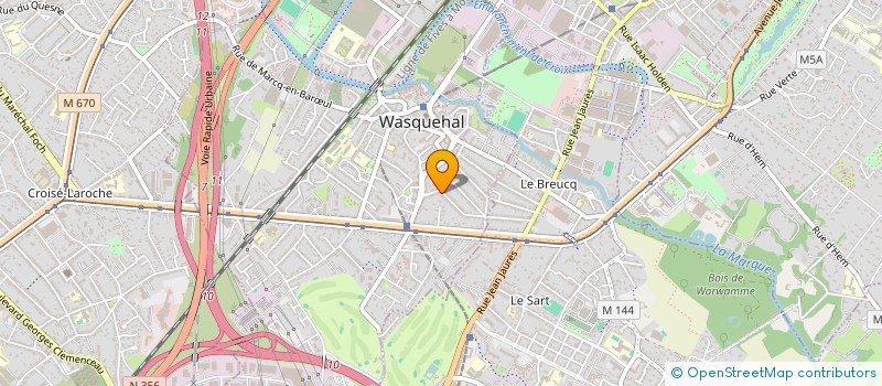 localisation de l'entreprise LA COMPAGNIE A CIEL OUVERT - ACO à WASQUEHAL