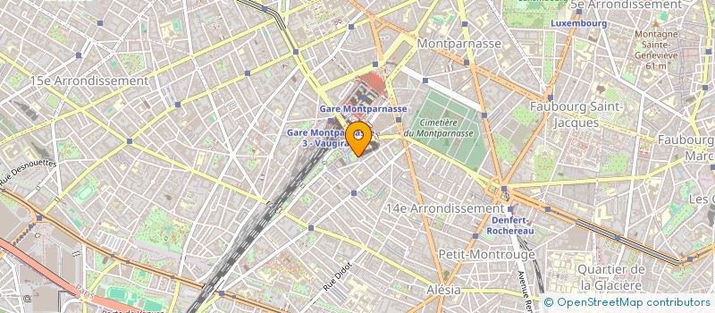 localisation de l'entreprise LA COMPAGNIE ACDC  PARIS