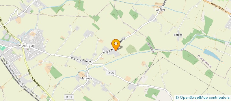 localisation de l'entreprise LA COMPAGNIE ACHILLE BATAILLE  MONTLAUR