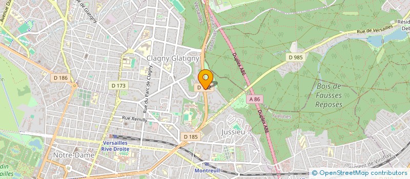 localisation de l'entreprise LA COMPAGNIE AFFABLE à VERSAILLES