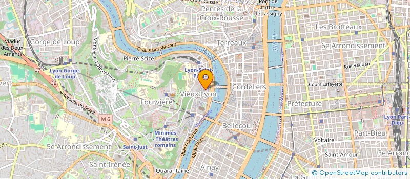 localisation de l'entreprise LA COMPAGNIE AKANTHA à LYON