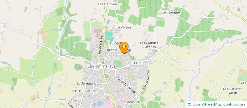 localisation de l'entreprise LA COMPAGNIE ANNE OLIVIER à MAUGES-SUR-LOIRE