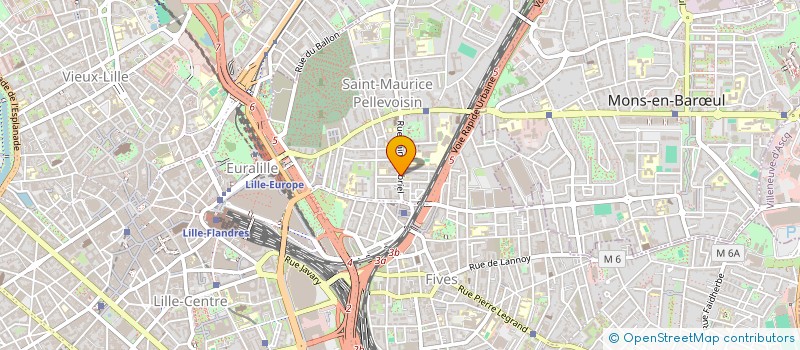 localisation de l'entreprise LA COMPAGNIE ARTISTIQUE à LILLE