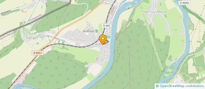 localisation de l'entreprise LA COMPAGNIE AU COIN DU CERCLE  AUBRIVES