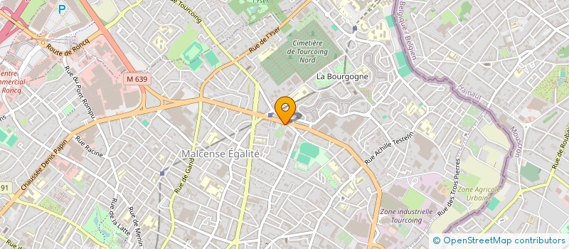 localisation de l'entreprise LA COMPAGNIE AU PETIT BONHEUR LA CHANCE  TOURCOING