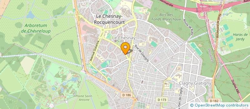 localisation de l'entreprise LA COMPAGNIE BAROQUE à LE CHESNAY-ROCQUENCOURT