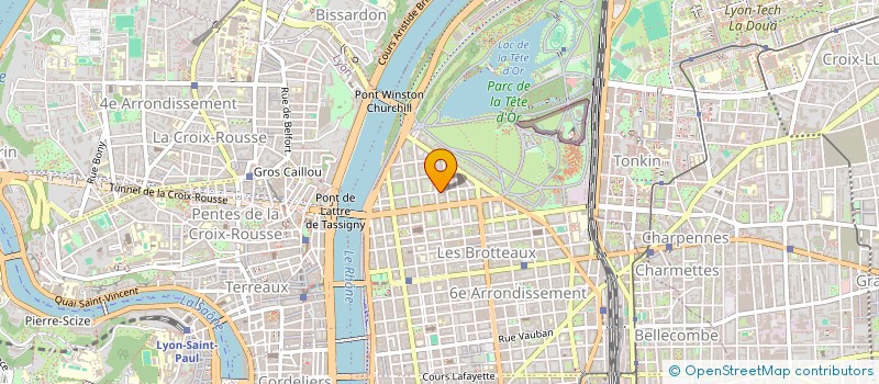 localisation de l'entreprise LA COMPAGNIE BELINE à LYON 6EME