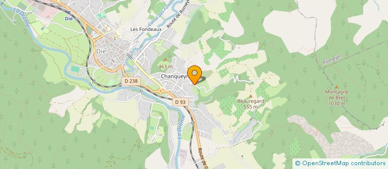 localisation de l'entreprise LA COMPAGNIE BIODEGRADABLE  DIEULEFIT