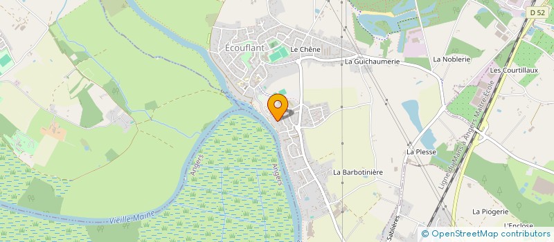 localisation de l'entreprise LA COMPAGNIE BIZ'ARTS  ECOUFLANT