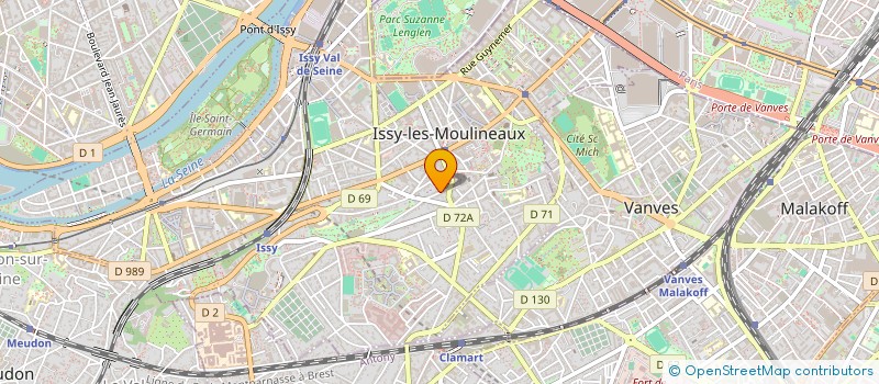 localisation de l'entreprise LA COMPAGNIE BLEU NOIR à ISSY-LES-MOULINEAUX