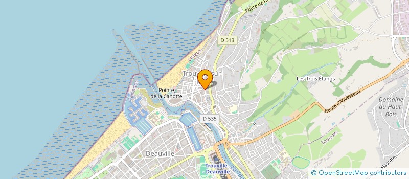 localisation de l'entreprise LA COMPAGNIE BLOOMSBURY  TROUVILLE-SUR-MER