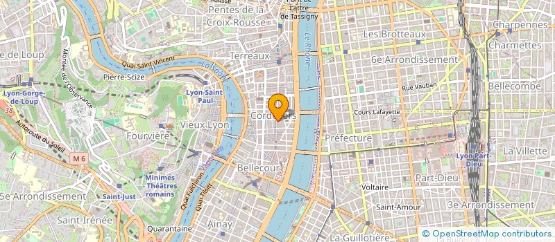 localisation de l'entreprise LA COMPAGNIE BODYSONG à LYON