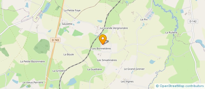 localisation de l'entreprise LA COMPAGNIE BRICBROC  MAZIERES-EN-GATINE