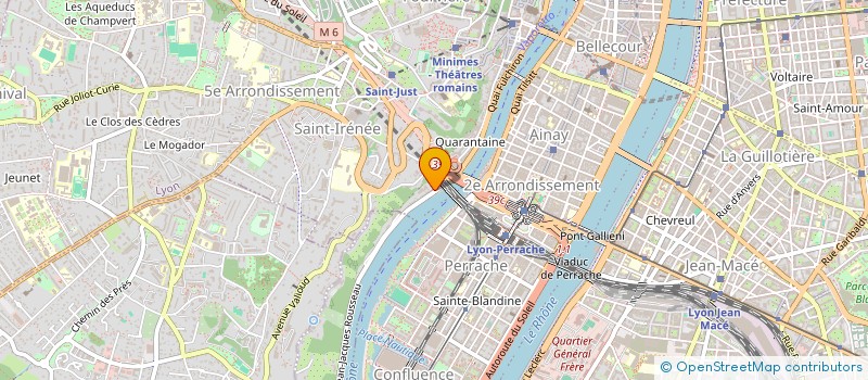 localisation de l'entreprise LA COMPAGNIE CALLIOPE à LYON