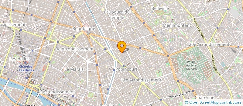 localisation de l'entreprise LA COMPAGNIE CH'POP  PARIS