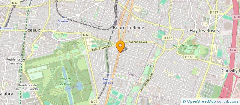 localisation de l'entreprise LA COMPAGNIE CHARLES EST STONE à BOURG-LA-REINE