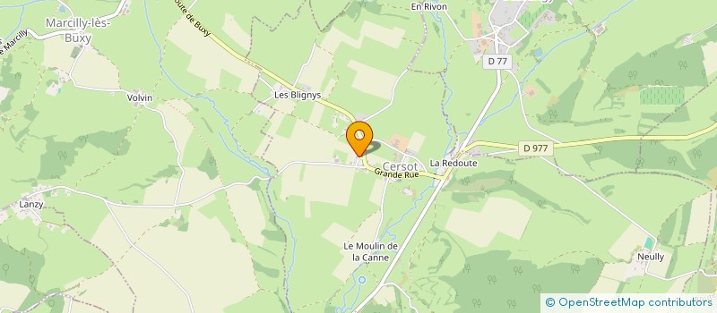 localisation de l'entreprise LA COMPAGNIE CROQUETTE à MESSEY-SUR-GROSNE