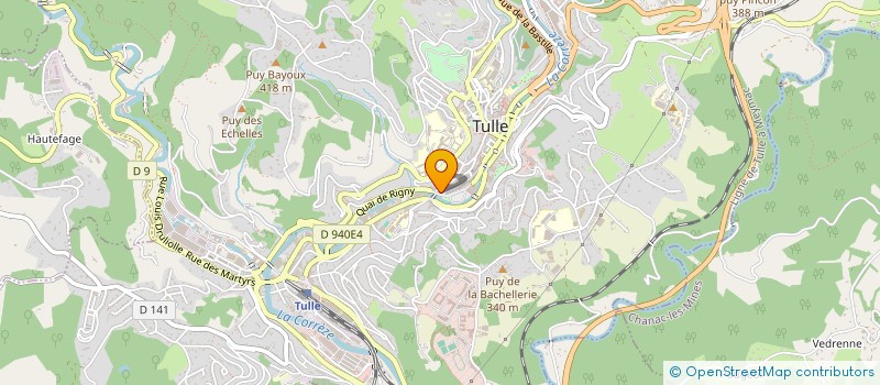 localisation de l'entreprise LA COMPAGNIE D'AMBRE à TULLE
