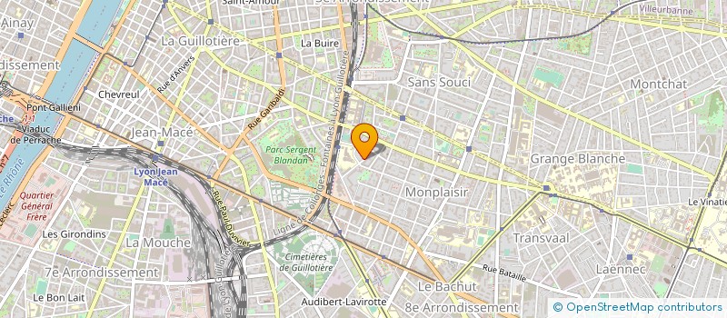 localisation de l'entreprise LA COMPAGNIE D ARMES DE LYON  LYON