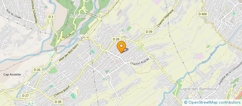 localisation de l'entreprise LA COMPAGNIE D'ENTREE D'JEU à SAINT-PIERRE