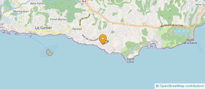 localisation de l'entreprise LA COMPAGNIE D'INGENIERIE TOURISTIQUE DES ANTILLES à LE GOSIER