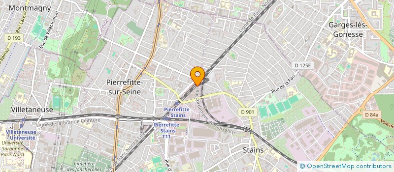 localisation de l'entreprise LA COMPAGNIE D'OUVRAGES à PIERREFITTE-SUR-SEINE