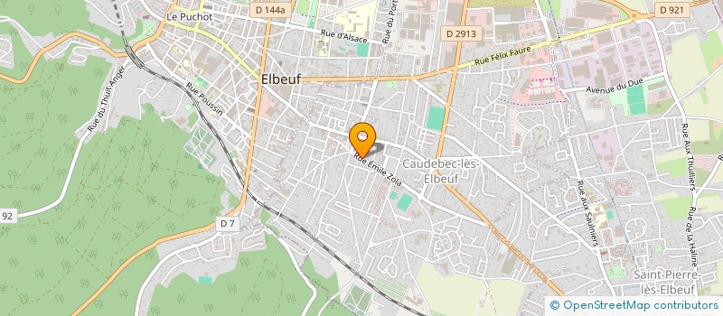 localisation de l'entreprise LA COMPAGNIE D'UGGATE  CAUDEBEC-LES-ELBEUF