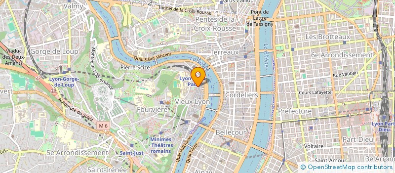 localisation de l'entreprise LA COMPAGNIE D'UN AUTRE à LYON