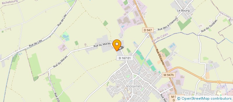 localisation de l'entreprise LA COMPAGNIE DANS L ARBRE à VIOLAINES