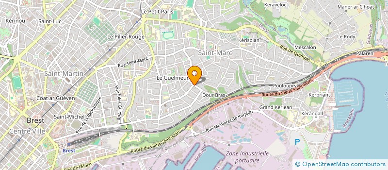 localisation de l'entreprise LA COMPAGNIE DE COMETE à BREST