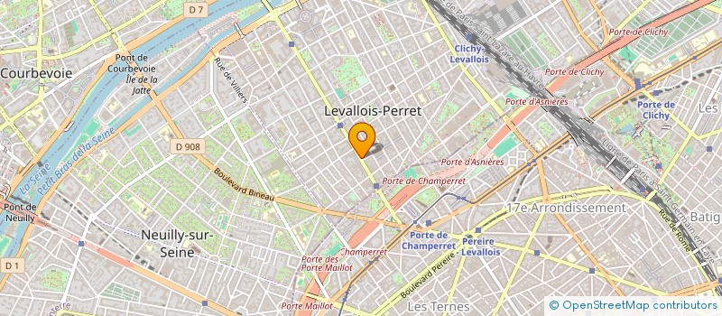 localisation de l'entreprise LA COMPAGNIE DE FORMATION à LEVALLOIS-PERRET