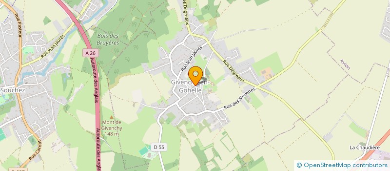 localisation de l'entreprise LA COMPAGNIE DE JOHN  GIVENCHY-EN-GOHELLE