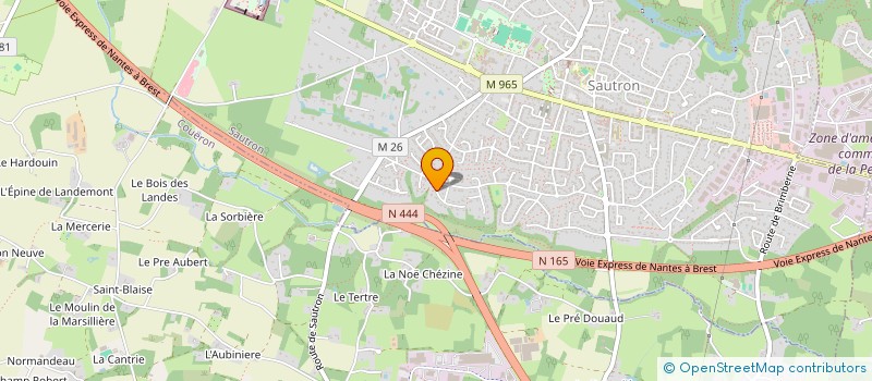 localisation de l'entreprise LA COMPAGNIE DE L'ATRE  SAUTRON