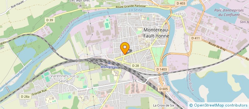 localisation de l'entreprise LA COMPAGNIE DE L AUBE  MONTEREAU-FAULT-YONNE