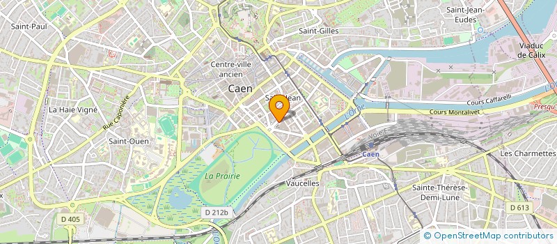 localisation de l'entreprise LA COMPAGNIE DE L AUBE à CAEN