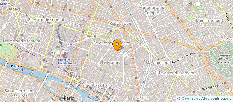 localisation de l'entreprise LA COMPAGNIE DE L'AUTOBUS  PARIS